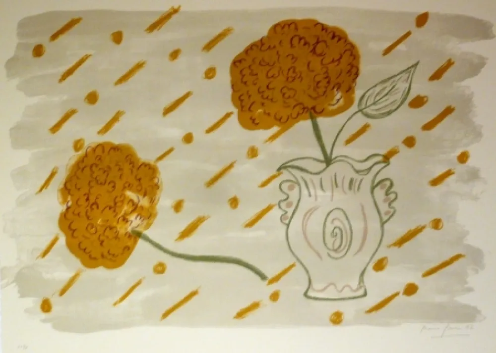 Litografía Girona - HORTENSIES