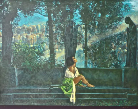 Serigrafía Girotto - Waiting for a sunbeam