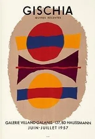 Cartel Gischia - Exposition 1957