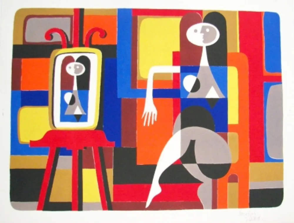 Litografía Gischia - Untitled