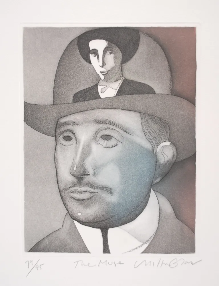 Aguatinta Glaser - The Muse - Marie Laurencin, un amour d'Apollinaire