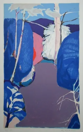 Litografía Godard - La clairière