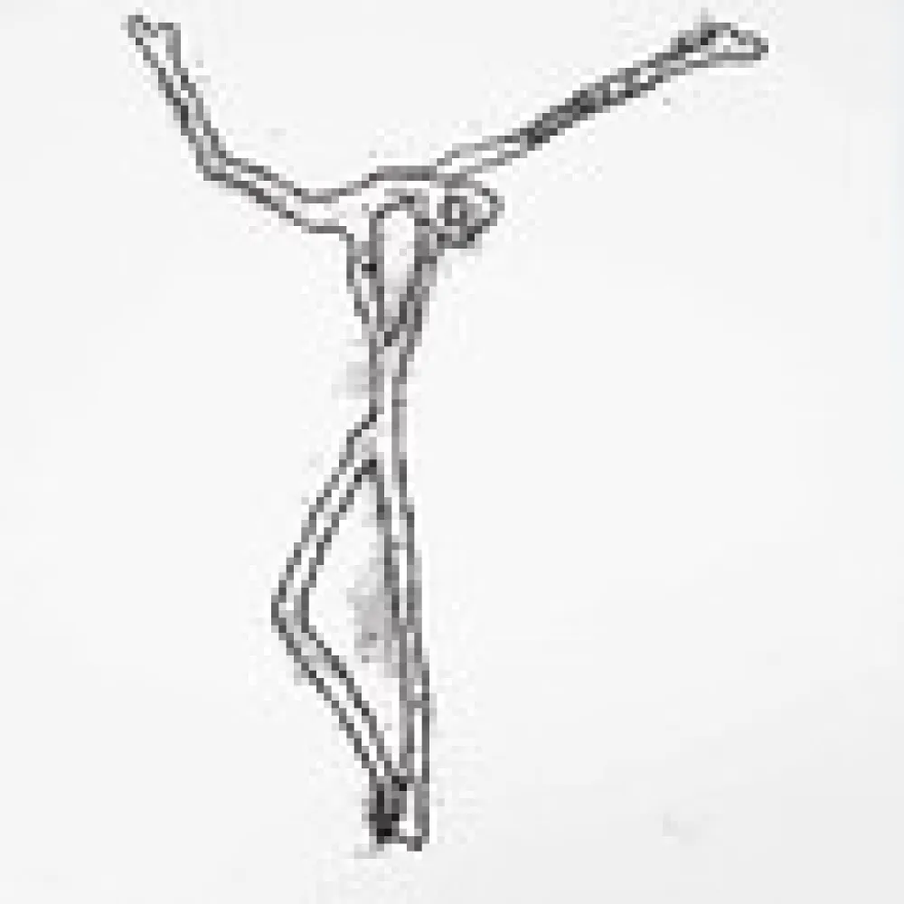 Serigrafía Goeritz  - Christ 2 