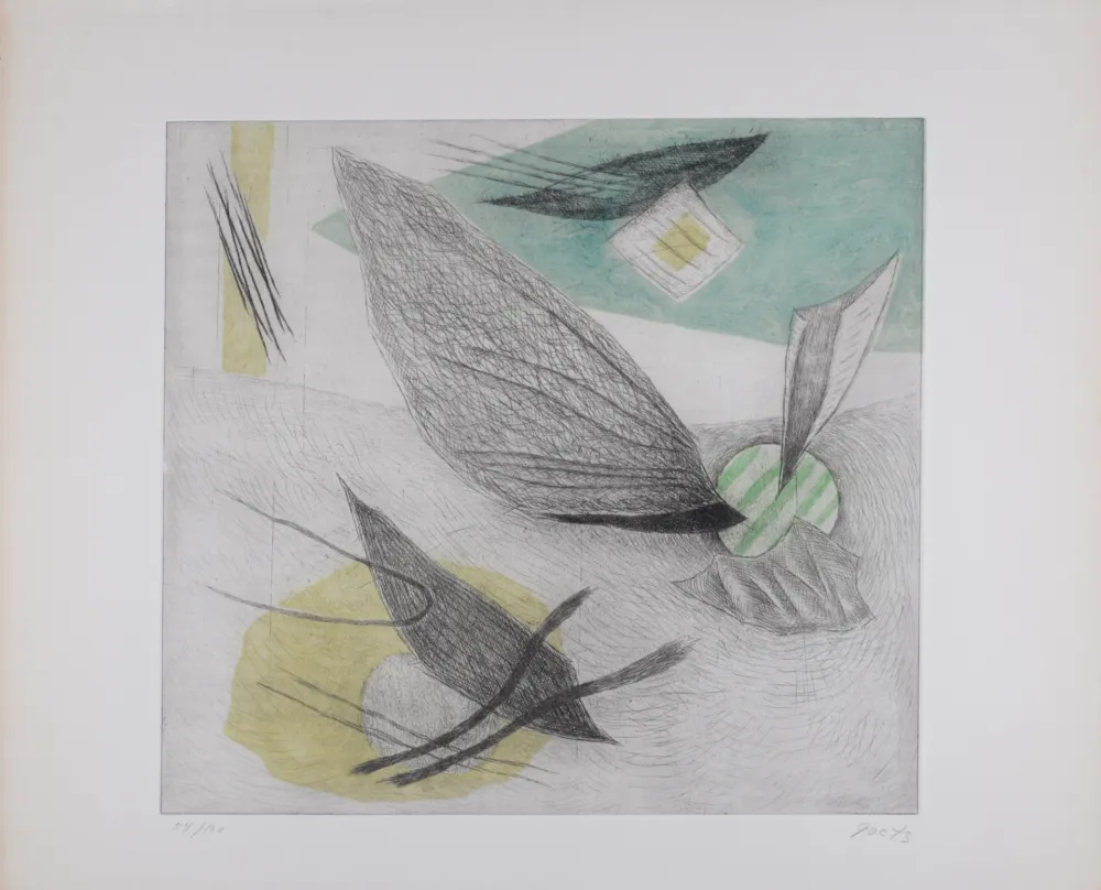 Grabado Goetz - Abstract Composition #2