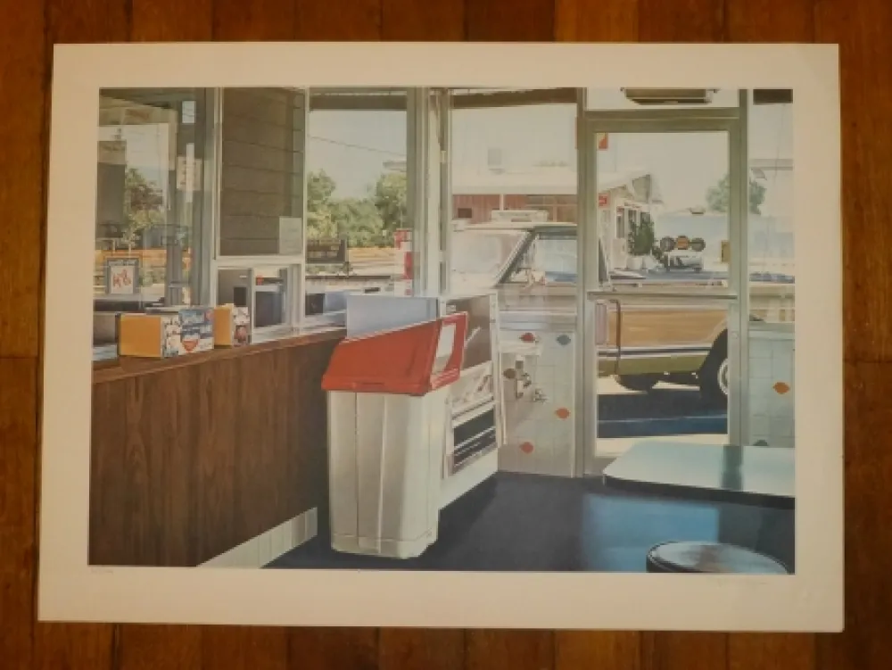 Litografía Goings - Coffe shop 