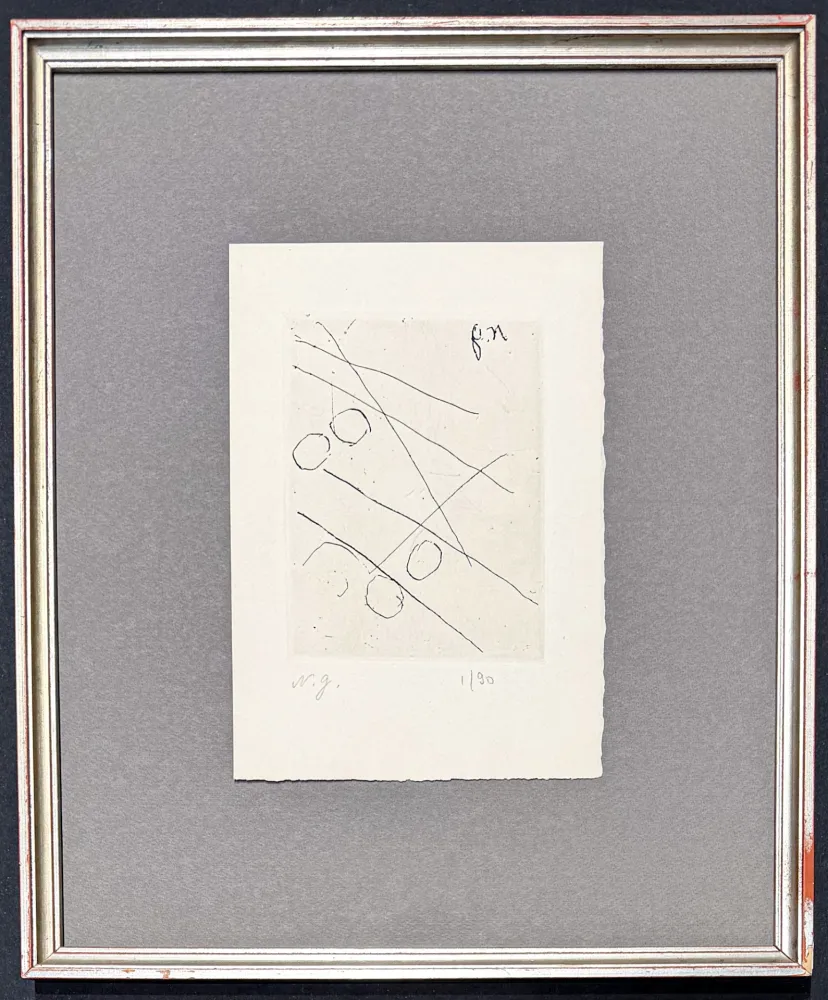 Grabado Goncharova - Natalia Goncharova (1881–1962) - etching on paper - 1965