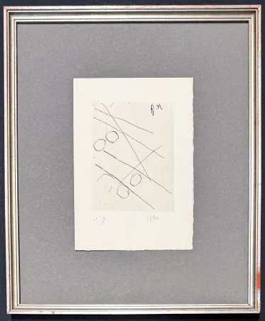 Grabado Goncharova - Natalia Goncharova (1881–1962) - etching on paper - 1965