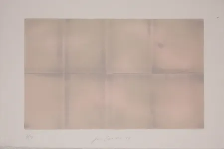 Litografía Goode - Grey Folded Clouds - III Pink and Green