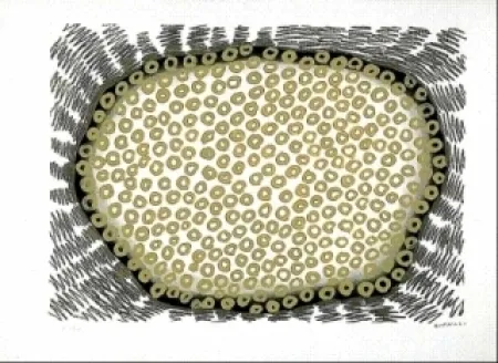 Litografía Gordillo - Sans titre