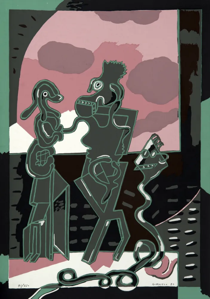Serigrafía Gordillo - Sin título