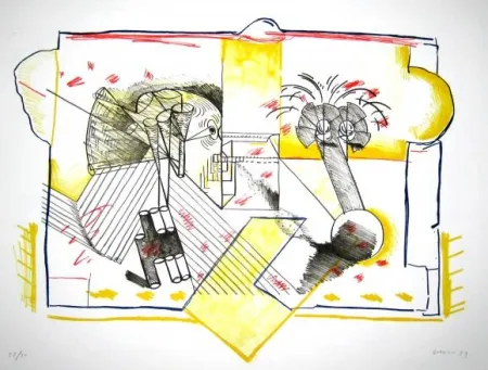 Serigrafía Gordillo - Sin titulo