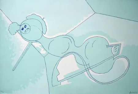 Serigrafía Gordillo - Sin título