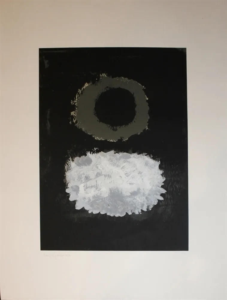 Serigrafía Gottlieb - Black Field