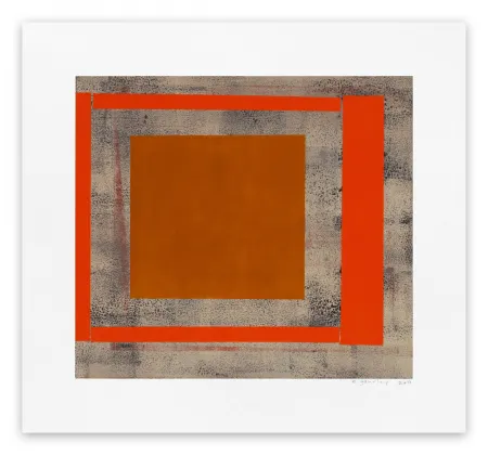 Monotipo Gourlay - Ochre red ash