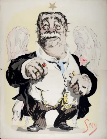 Litografía Goursat - Caricature, c. 1890-1920
