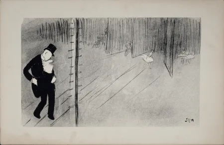 Litografía Goursat - M. Bachelot, 1901