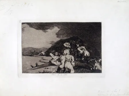 Aguafuerte Y Aguatinta Goya - BIEN TE SE ESTA' 
