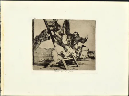 Aguafuerte Y Aguatinta Goya - DURO ES EL PASO