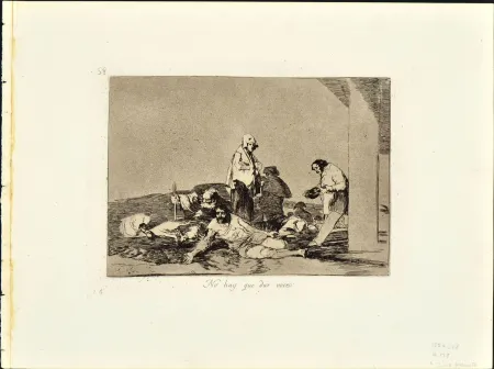 Aguafuerte Y Aguatinta Goya - NO HAY QUE DAR VOCES