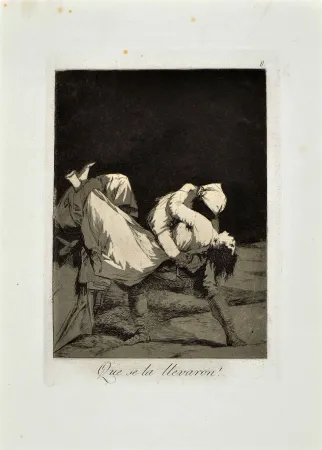 Aguafuerte Y Aguatinta Goya - QUE SE LA LLEVARON!
