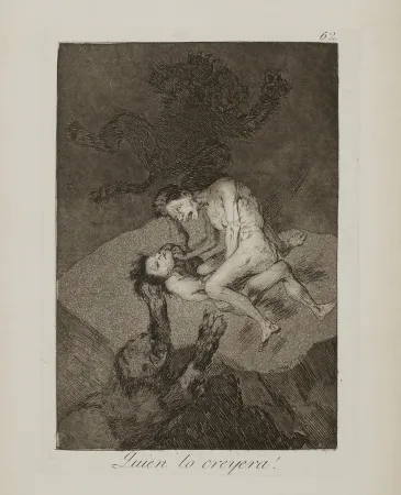 Aguafuerte Y Aguatinta Goya - Quien lo creyera !