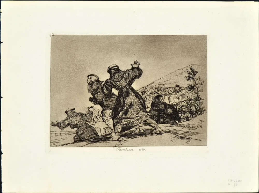 Aguafuerte Y Aguatinta Goya - TAMBIEN ESTO