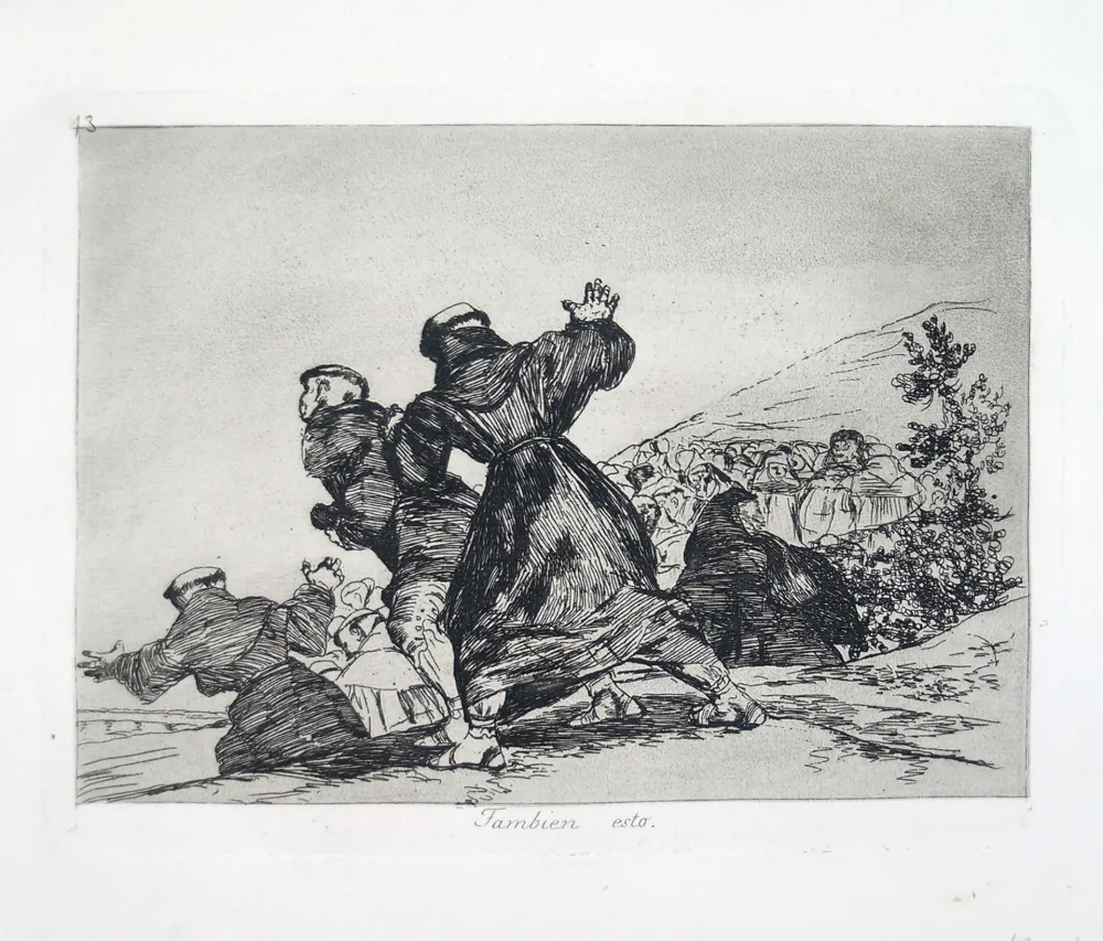 Aguafuerte Y Aguatinta Goya - TAMBIEN ESTO