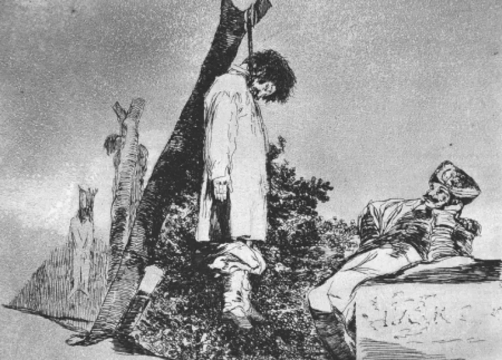 Aguafuerte Goya - Tampoco