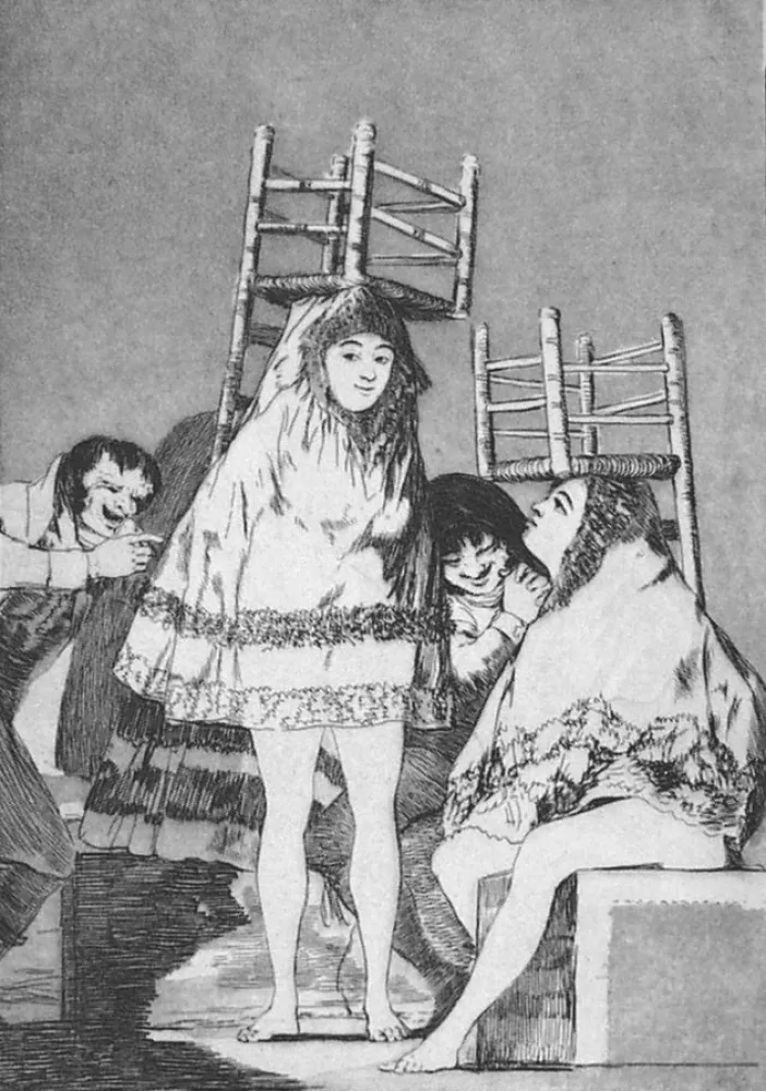 Aguafuerte Y Aguatinta Goya - Ya tienen asiento