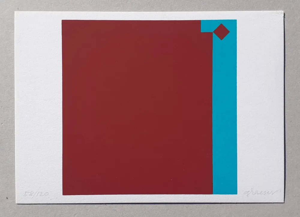 Serigrafía Graeser - Caput Mortuum - Violett Grun 7:1