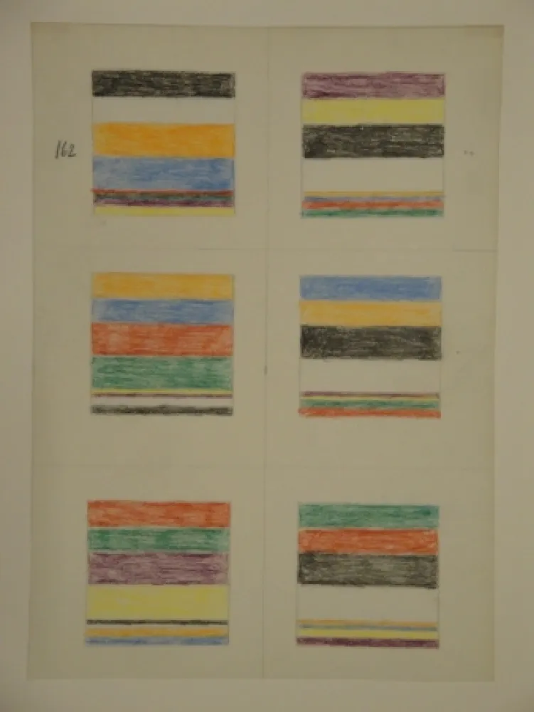 Sin Técnico Graeser - Skizzenblatt, um 1961. 