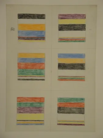 Sin Técnico Graeser - Skizzenblatt, um 1961. 