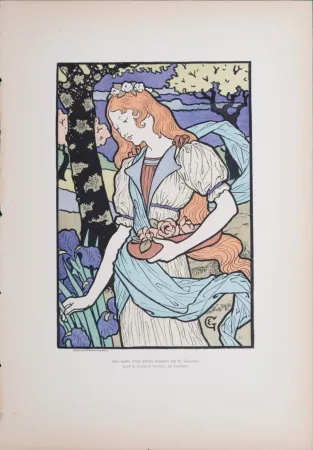 Litografía Grasset - Grafton Gallery, C. 1896