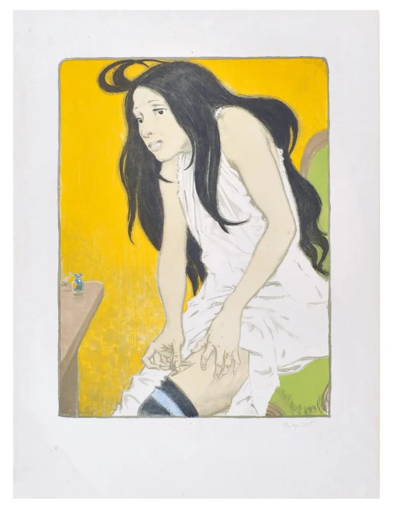 Litografía Grasset - Morphinomane