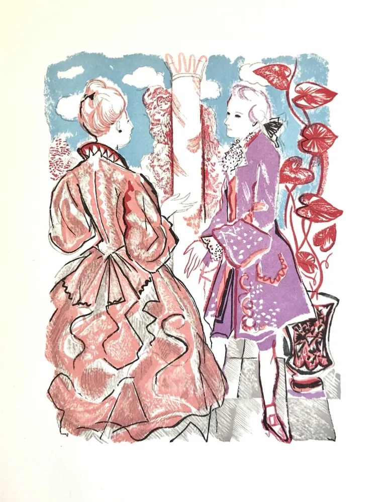 Grabado En Madera Grau Sala - Théâtre de Marivaux