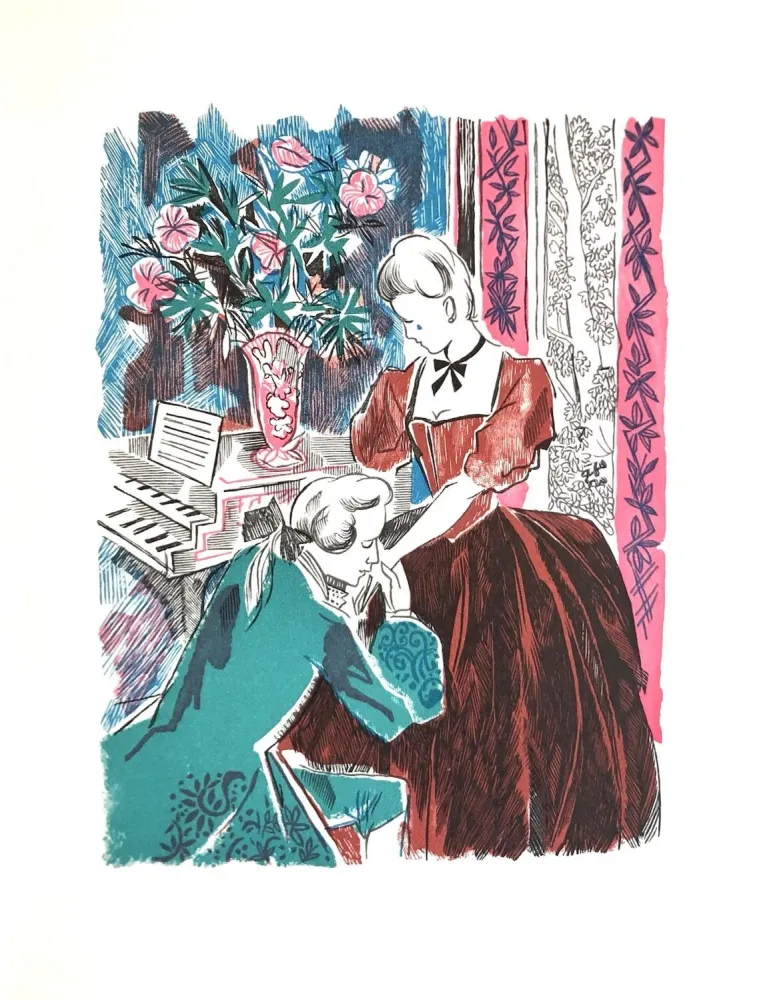 Grabado En Madera Grau Sala - Théâtre de Marivaux