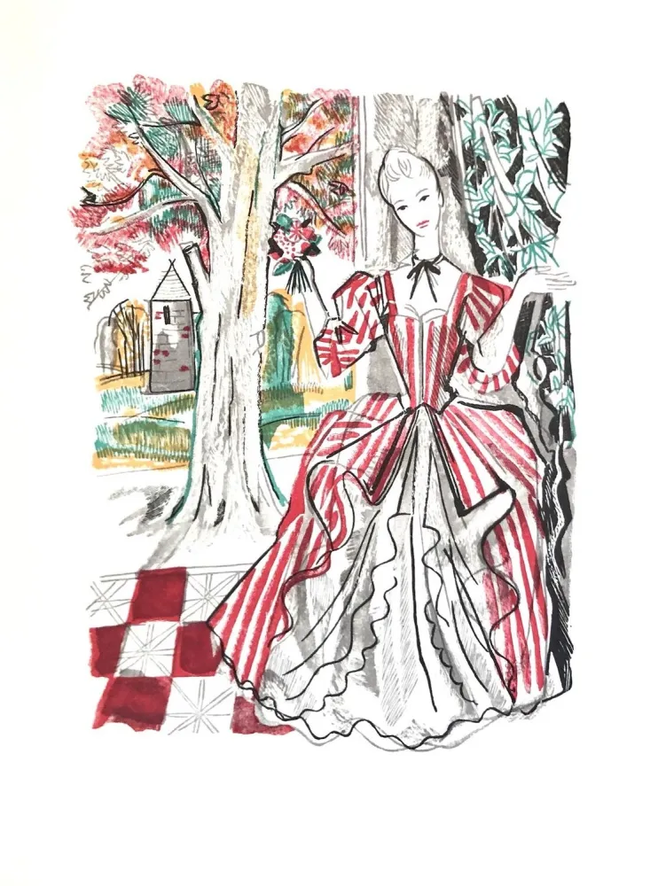 Grabado En Madera Grau Sala - Théâtre de Marivaux