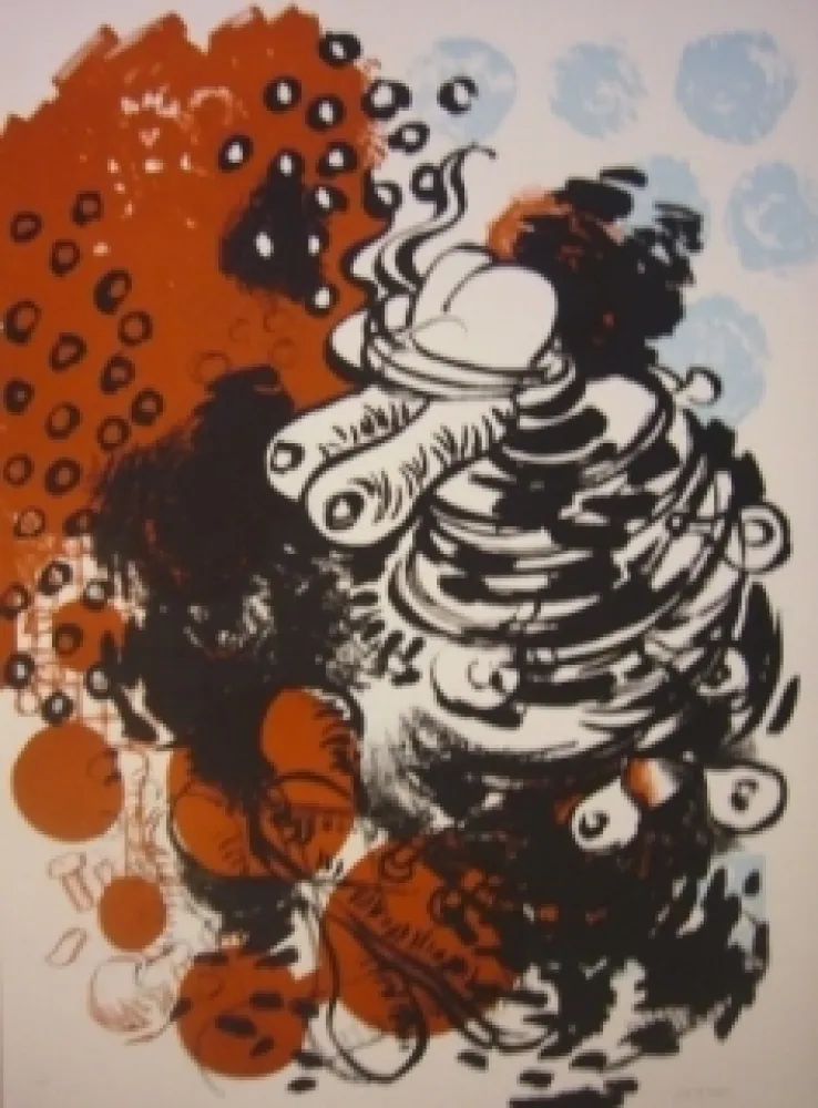 Litografía Grau - Sans titre 2