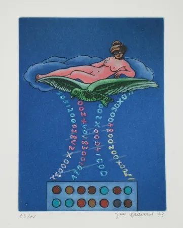 Aguafuerte Y Aguatinta Graverol - Les divinités naturelles