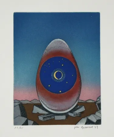 Aguafuerte Y Aguatinta Graverol - Les divinités naturelles