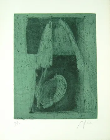 Litografía Greco - Alterego considera lo spazio