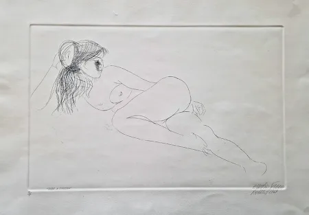 Aguafuerte Greco - Nudo a sinistra