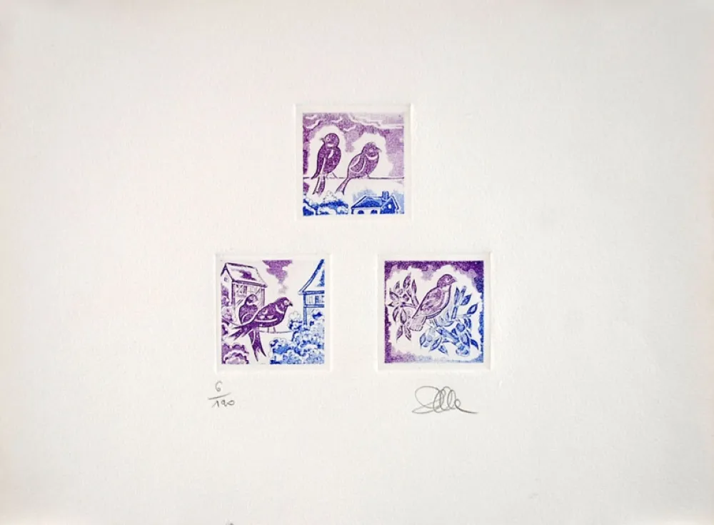 Aguafuerte Grenier - 