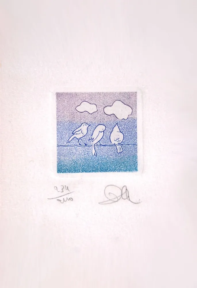 Aguafuerte Grenier - 