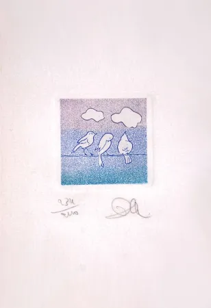 Aguafuerte Grenier - 