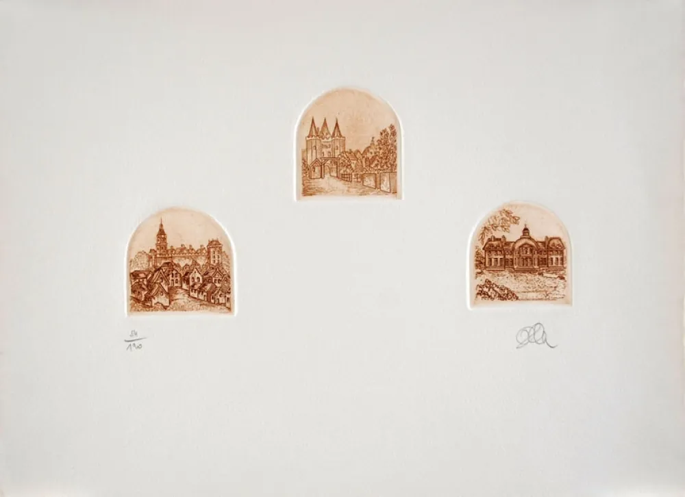 Aguafuerte Grenier - 