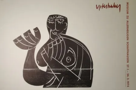 Grabado En Madera Grieshaber - Vogelfrei II