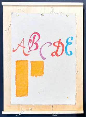 Sin Técnico Griffa - Giorgio Griffa (1936) - Acrylic on canvas - 2014