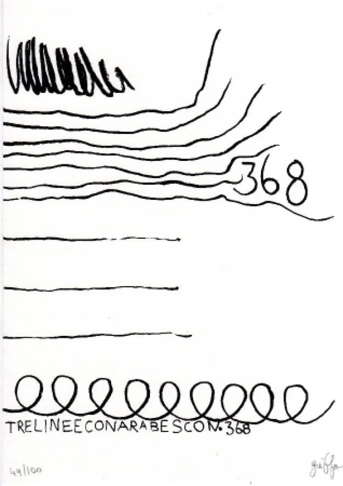 Litografía Griffa - Senza titolo