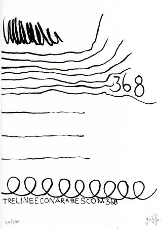 Litografía Griffa - Senza titolo